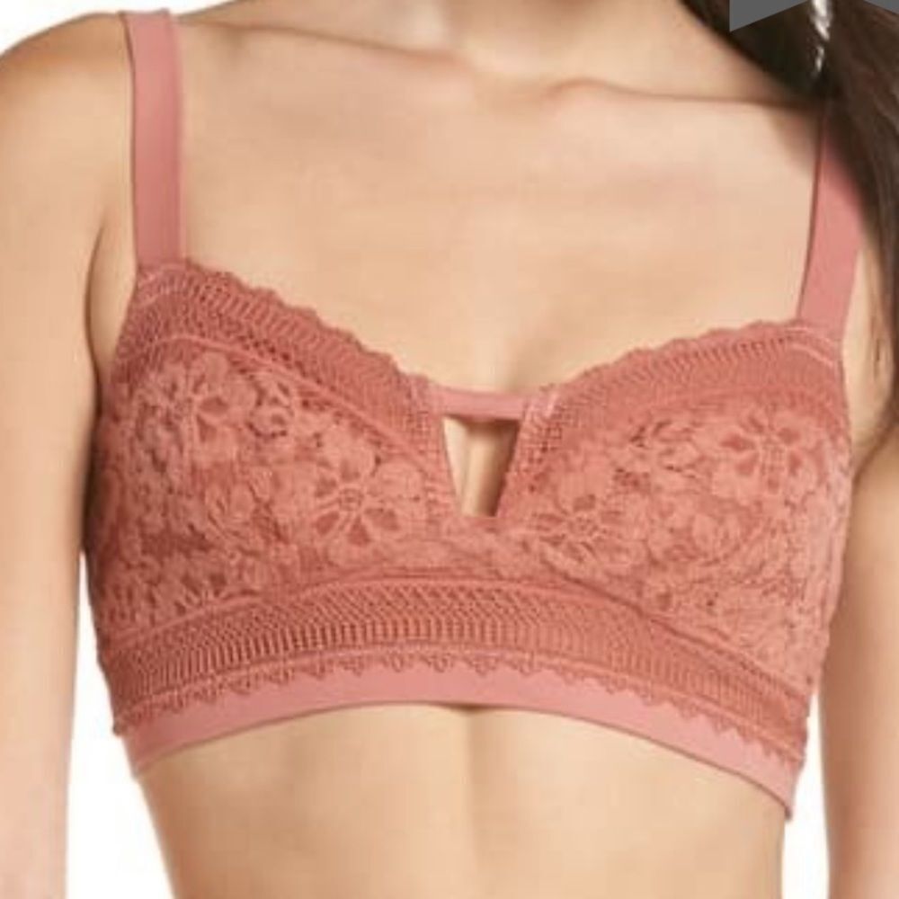 NWT Free People Annabelle Lace Cutout Bralette